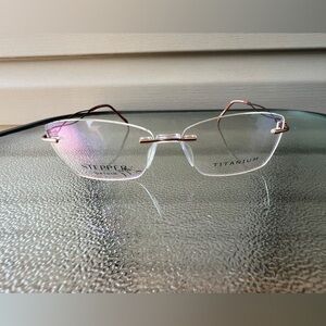 NEW- Stepper SI 96119 Platinum Eyeglasses Frame Only Women’s 52-13-135 No Box